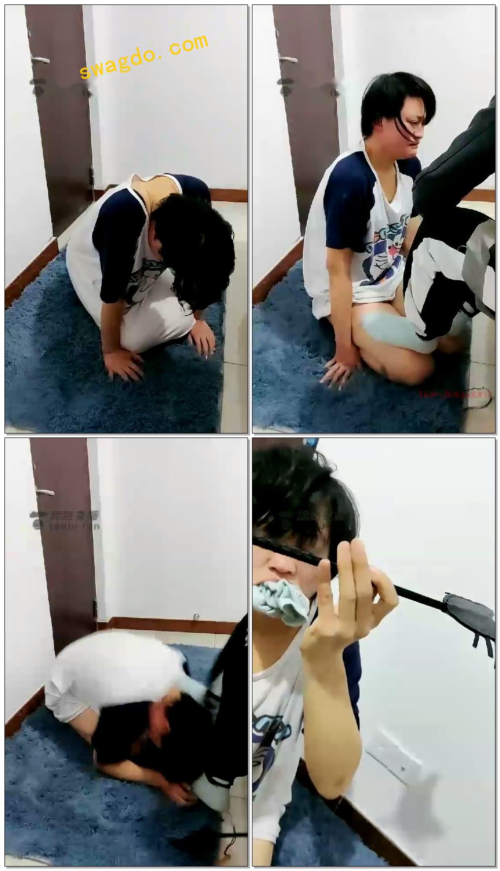 【冰女王】期待已久的调教女奴，耳光，羞辱，含棉袜罚跪【61分钟】【标清】