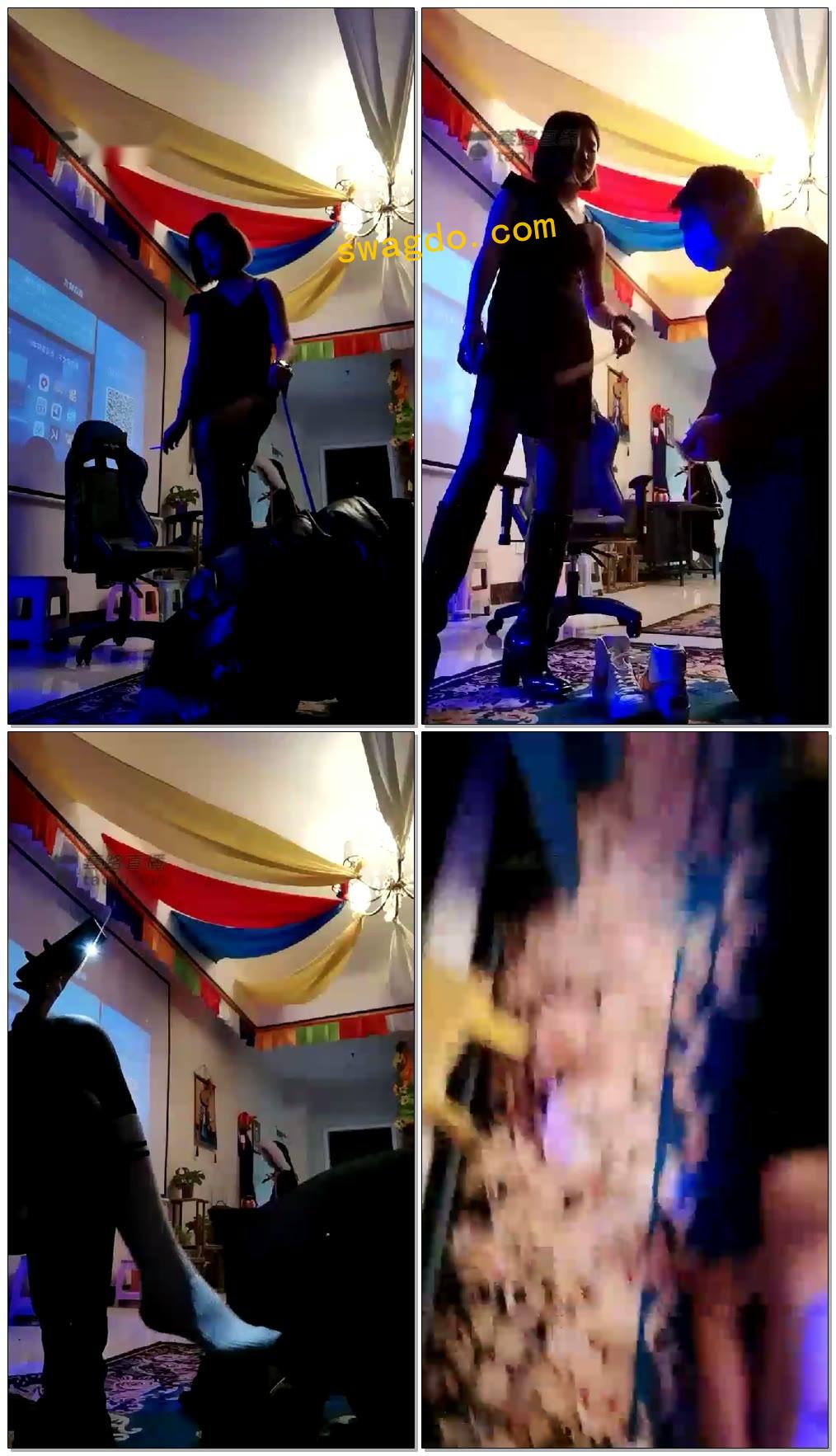 【夏馨S】剧情：男老师家访吗，偷闻叛逆女学生鞋子被发现【30分钟】【标清】