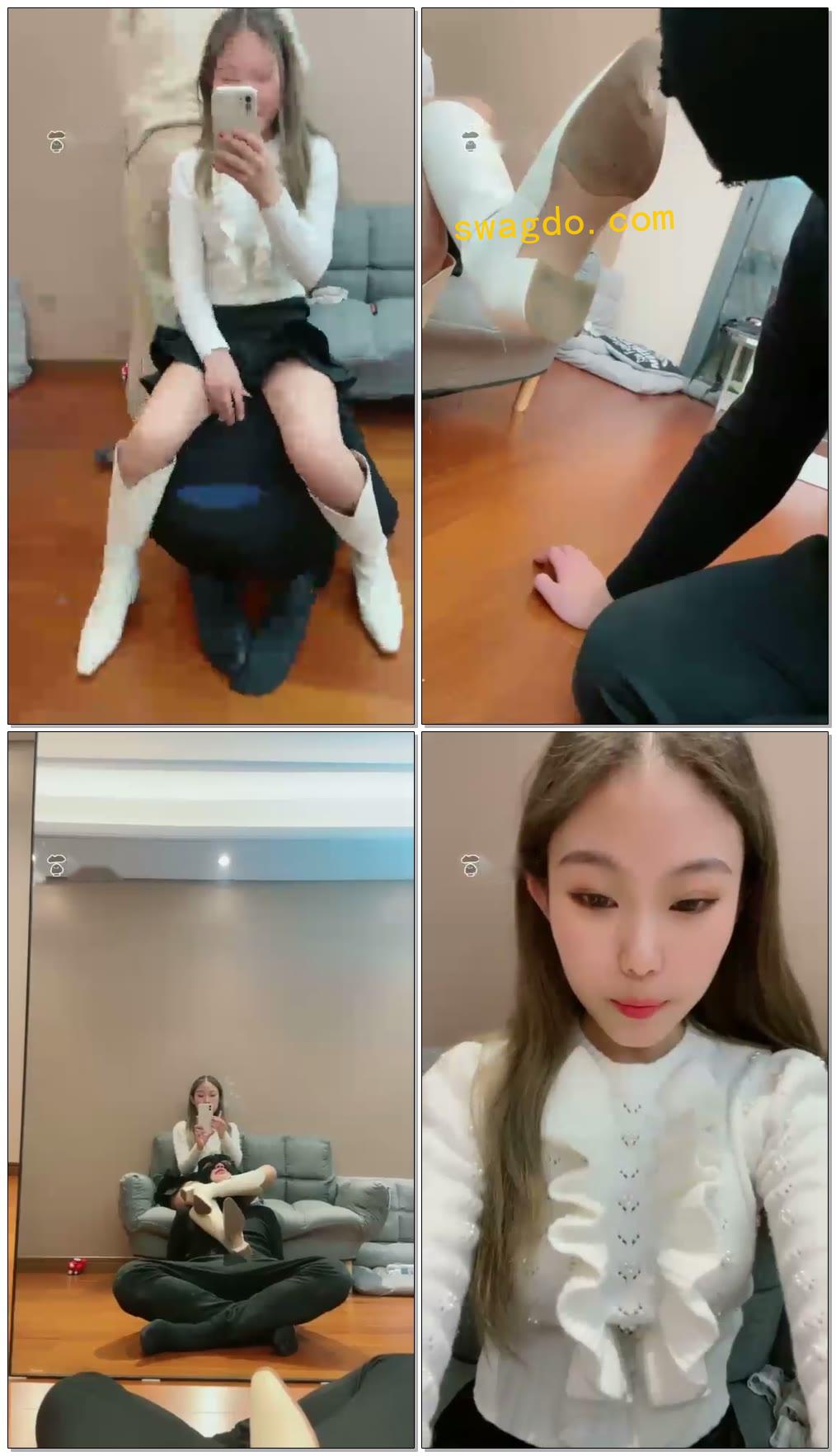 【菜小心S】圣水泡黑丝！白靴窒息，内内口水【40分钟】【标清】