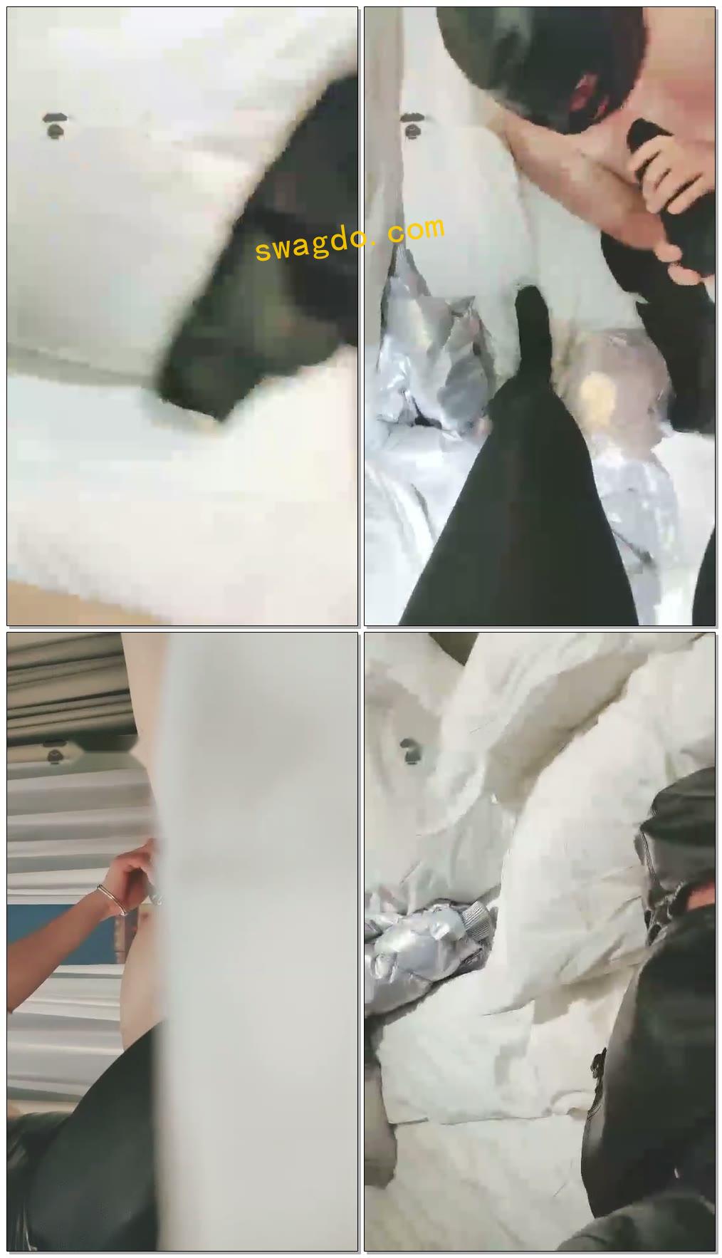 【momo圈】高靴重踩，黑丝虐嘴【16分钟】【标清】