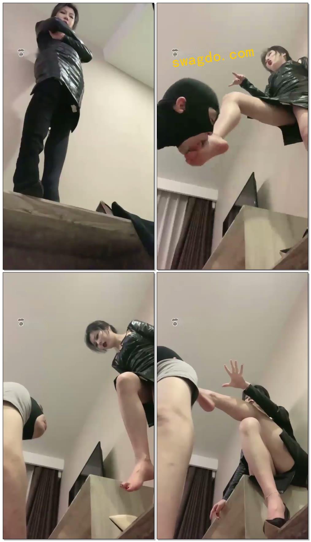 【歌迪丝S】长靴，厚丝袜，公狗舔！【25分钟】【标清】