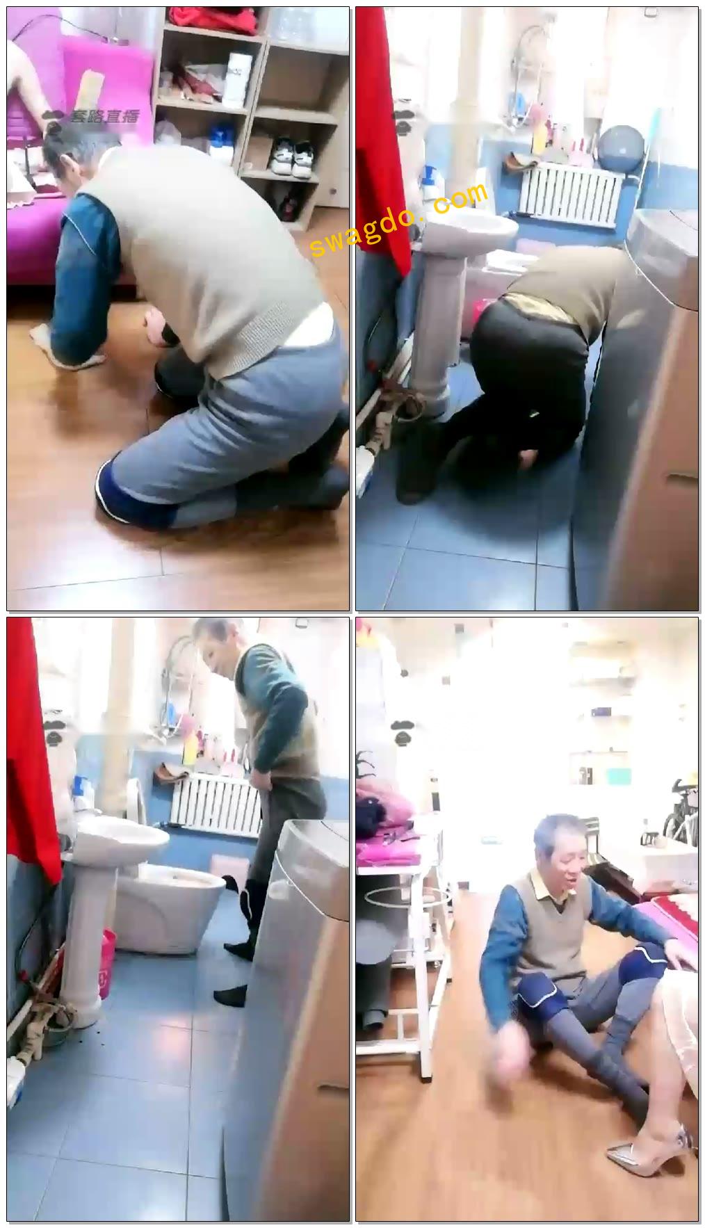 【嘉馨女主】老家奴过来做卫生，语言羞辱【67分钟】【标清】