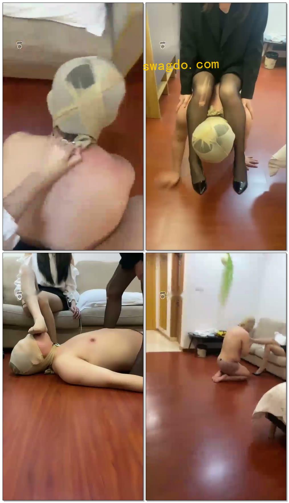 【弯弯小阿姨】骑马专场+舔鞋底+舔肉丝脚【52分钟】【标清】