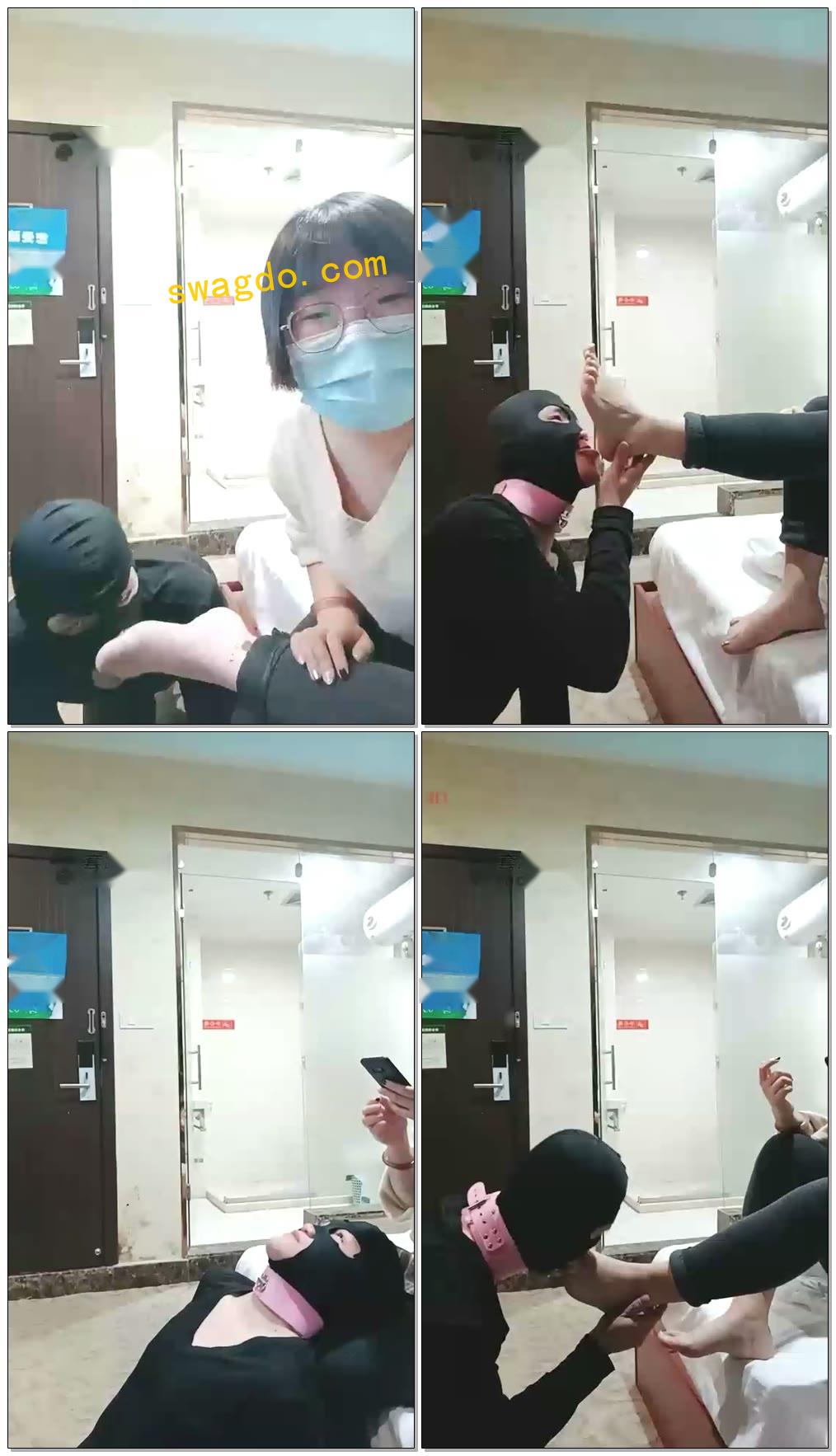 【柠萌小主】棉袜，口水喂食，舔手指【40分钟】【标清】