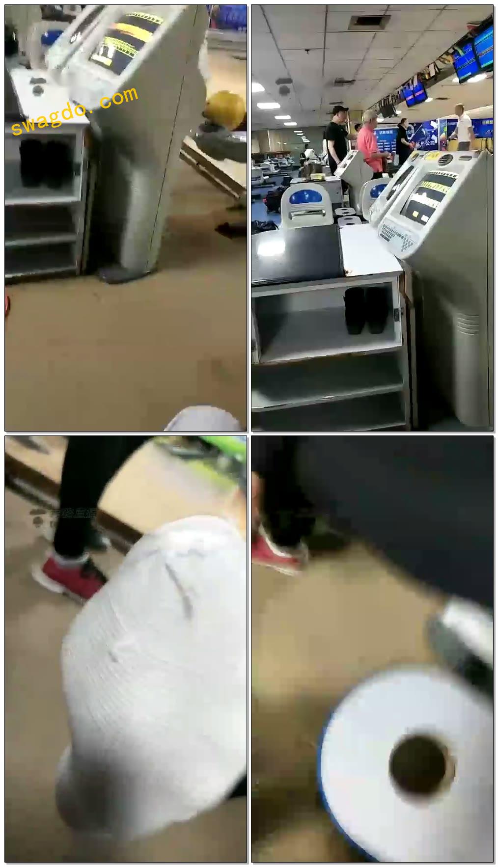 【都市艳主】保龄球馆，运动棉袜，贱奴跪舔，臭气熏天运动鞋【80分钟】【标清】