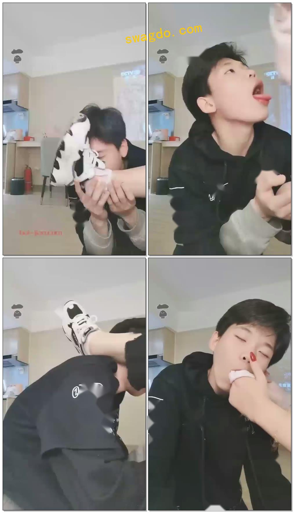 【一只大喵】精神小狗闻香棉袜【15分钟】