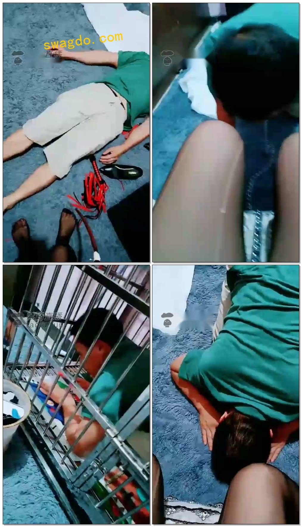 【广州刑主】黑丝玩狗舔脚深喉【28分钟】