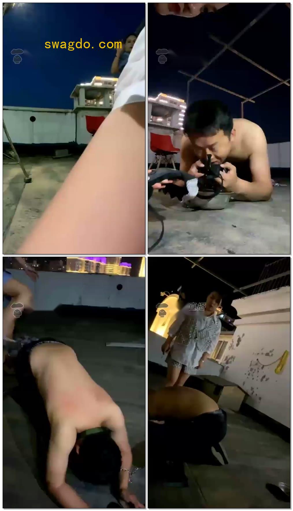 【琳琳s&雅曼s】专场双S户外阳台,舌头刷脏鞋底【44分钟】