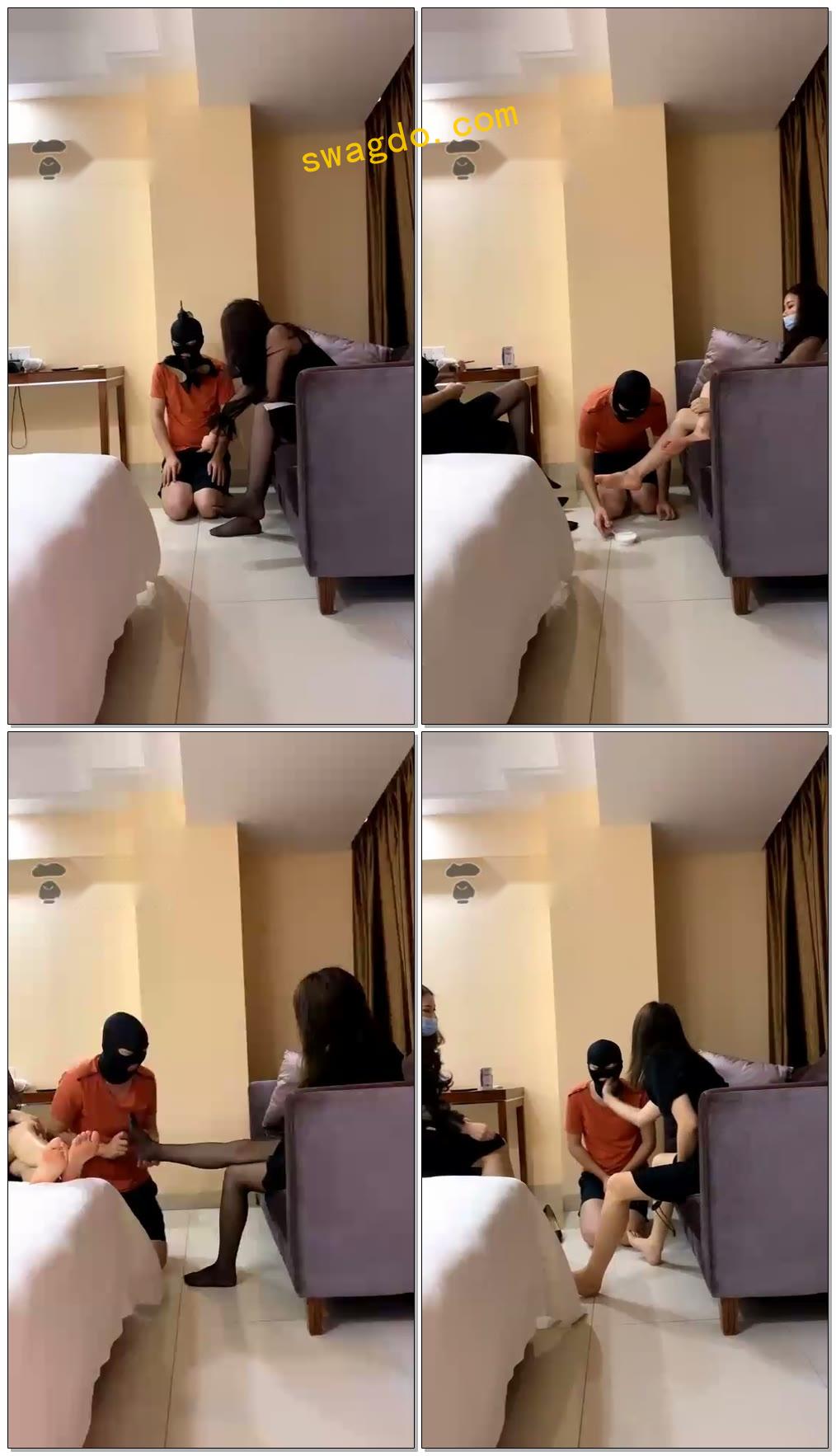 【番番奶奶S&甜心姥姥s】双主S调教酒店服务生【40分钟】