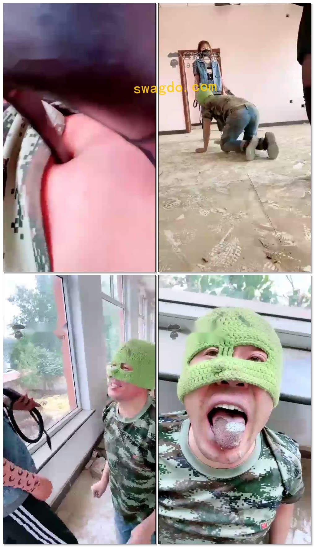 【美离子s&鹿梦兮】TJ；户外强迫绿冒王八双s!【40分钟】