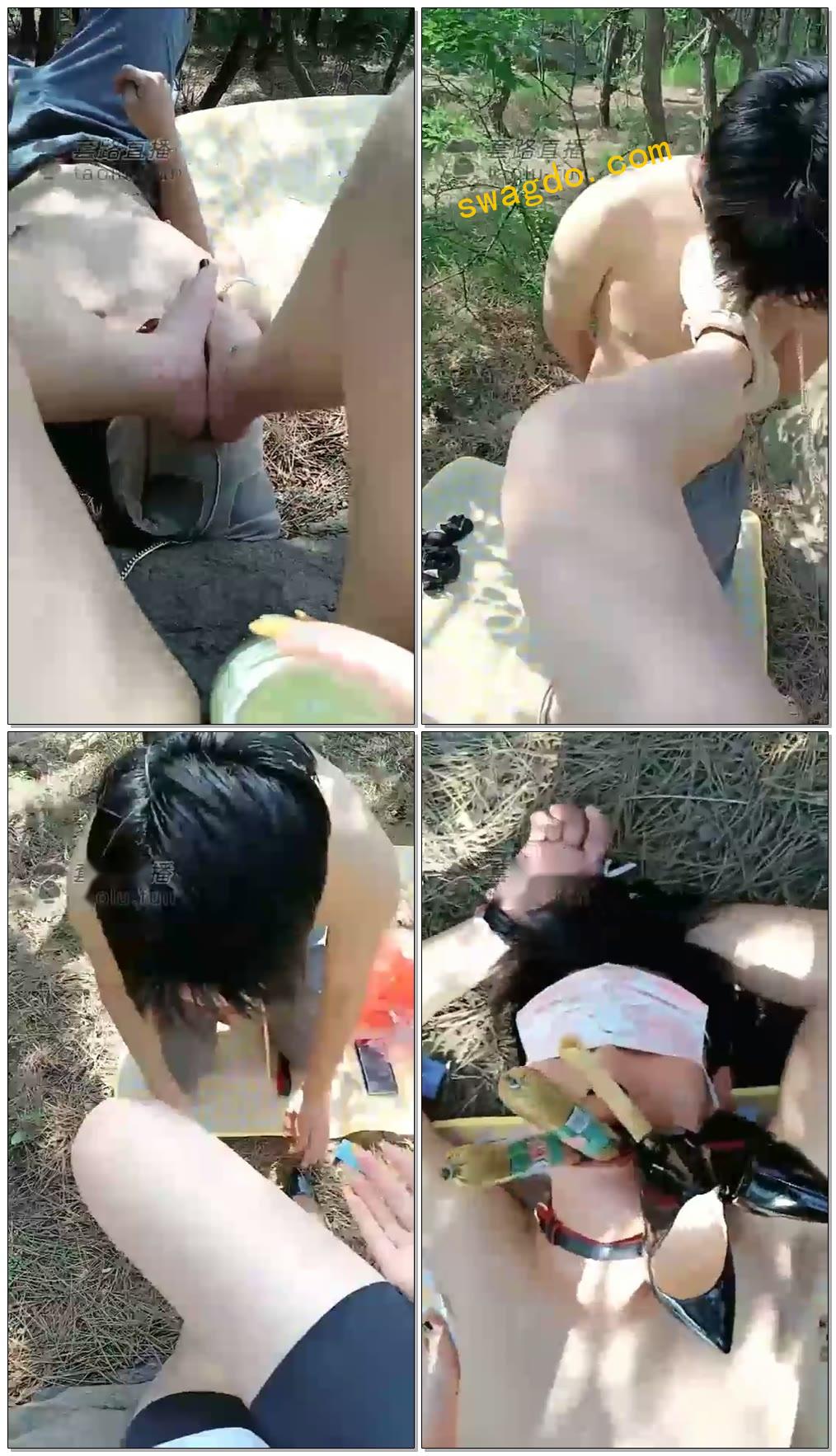 【踩你请铭记】户外狂虐18小处男【70分钟】