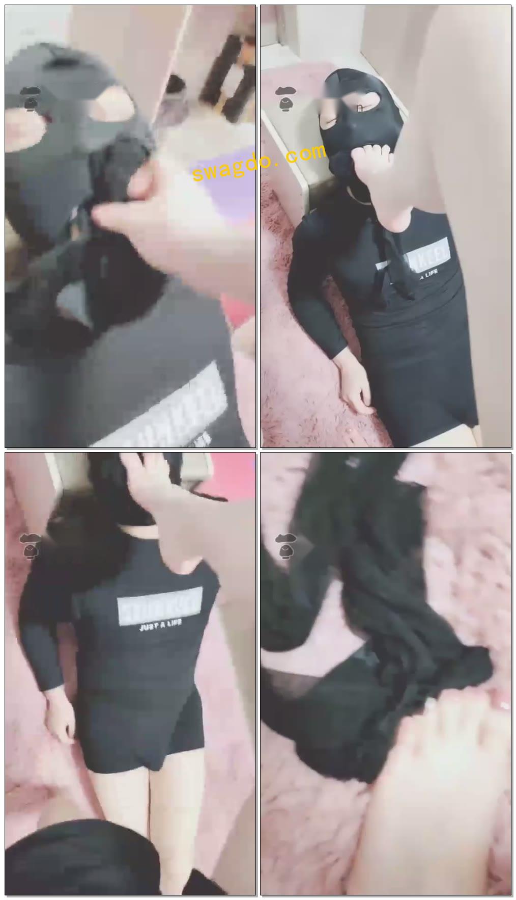 【灵竹】邻居居然偷舔丝袜,我就让他好好吃个够【6分钟】