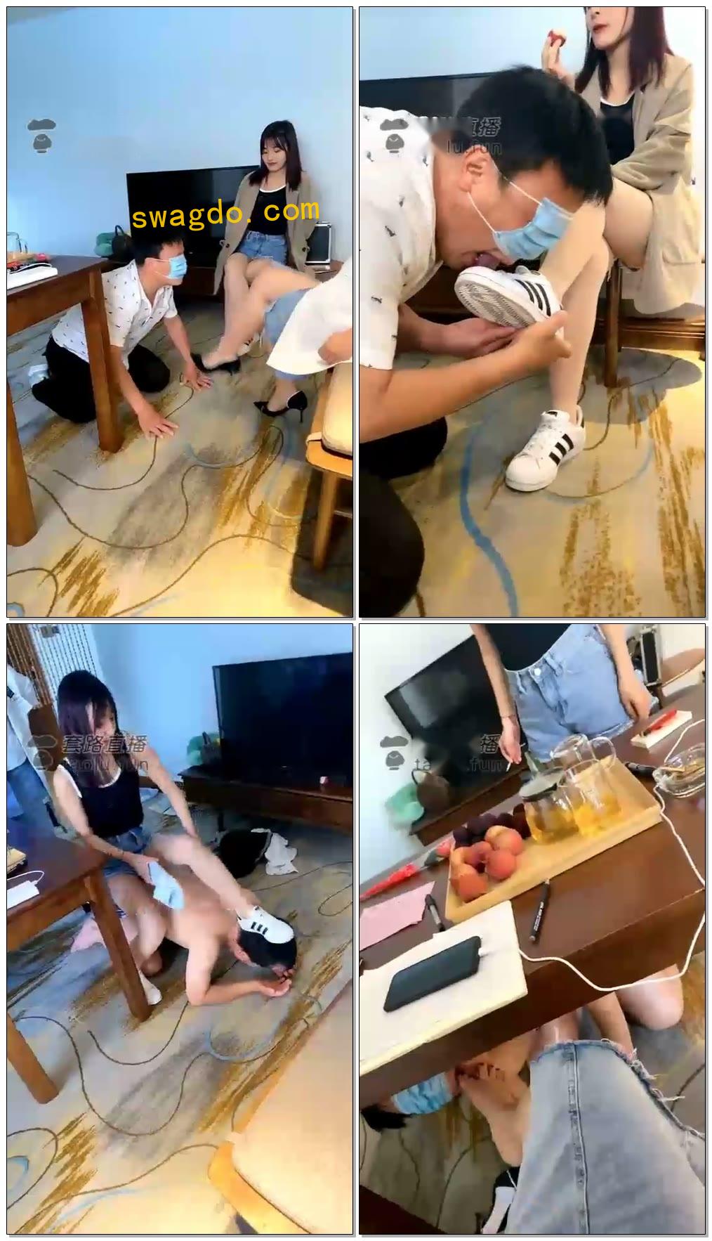 【豆豆s&雅曼S】女老板和女员工报复经理【47分钟】