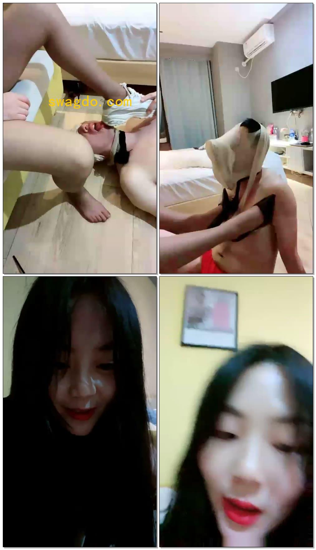 【维也纳学生情侣】贱狗带鞋面具【41分钟】