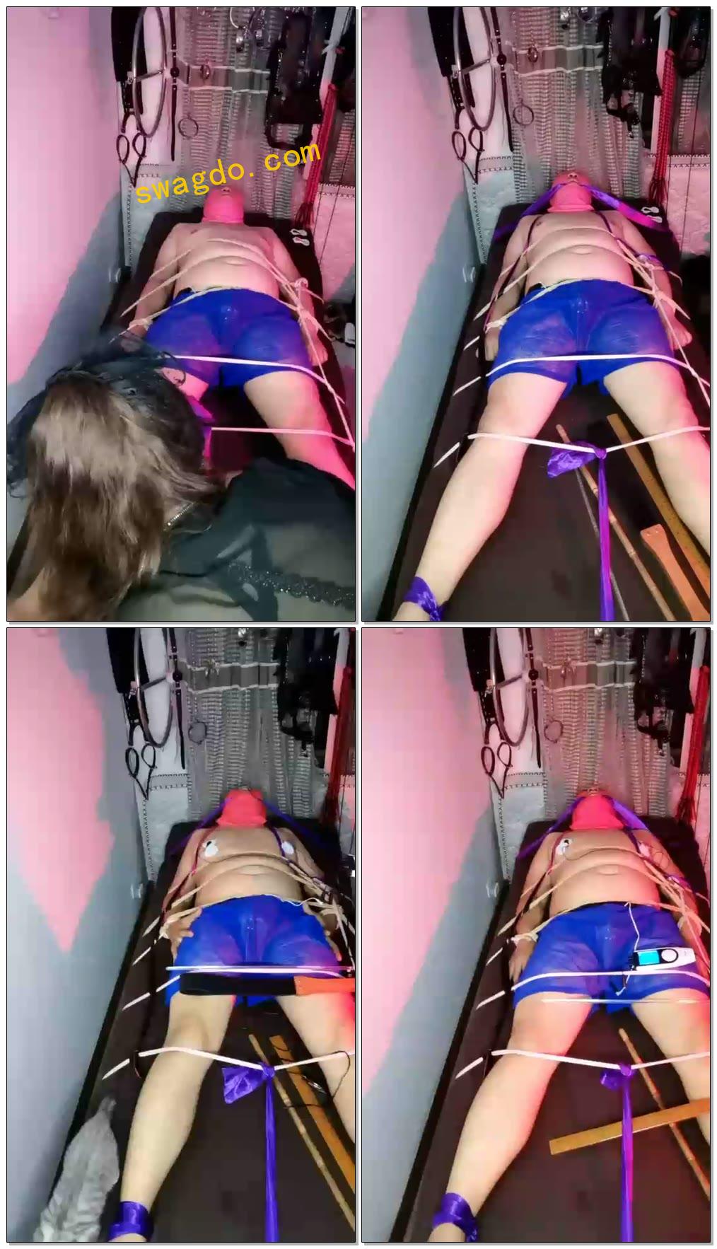 【绳语胖天使暗夜祭】刑床，电击，坐脸窒息【36分钟】