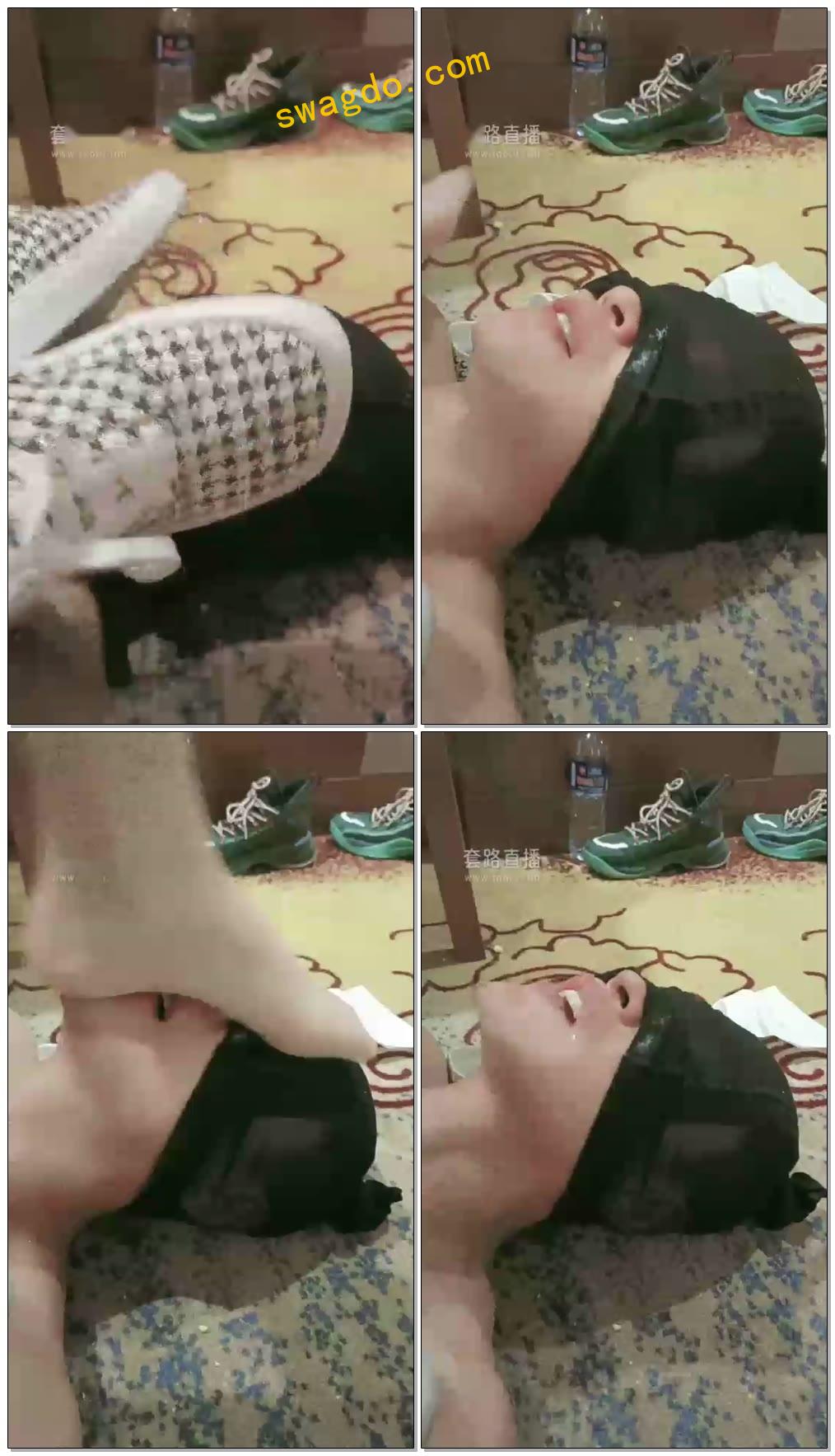 【木易S】踩脸，口水，深喉【9分钟】