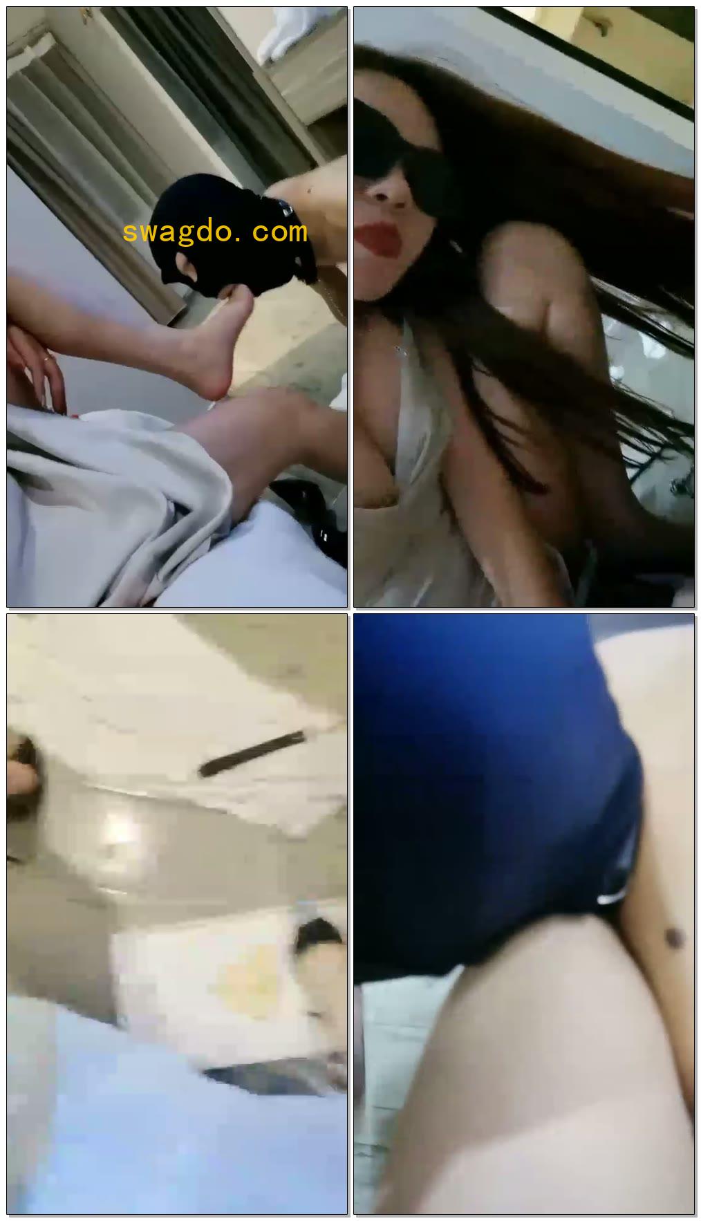 【冰姬女王】裸足踩面包喂食呕吐嚼碎羞辱第一视角酸奶贱货啊红绿灯专场【30分钟】