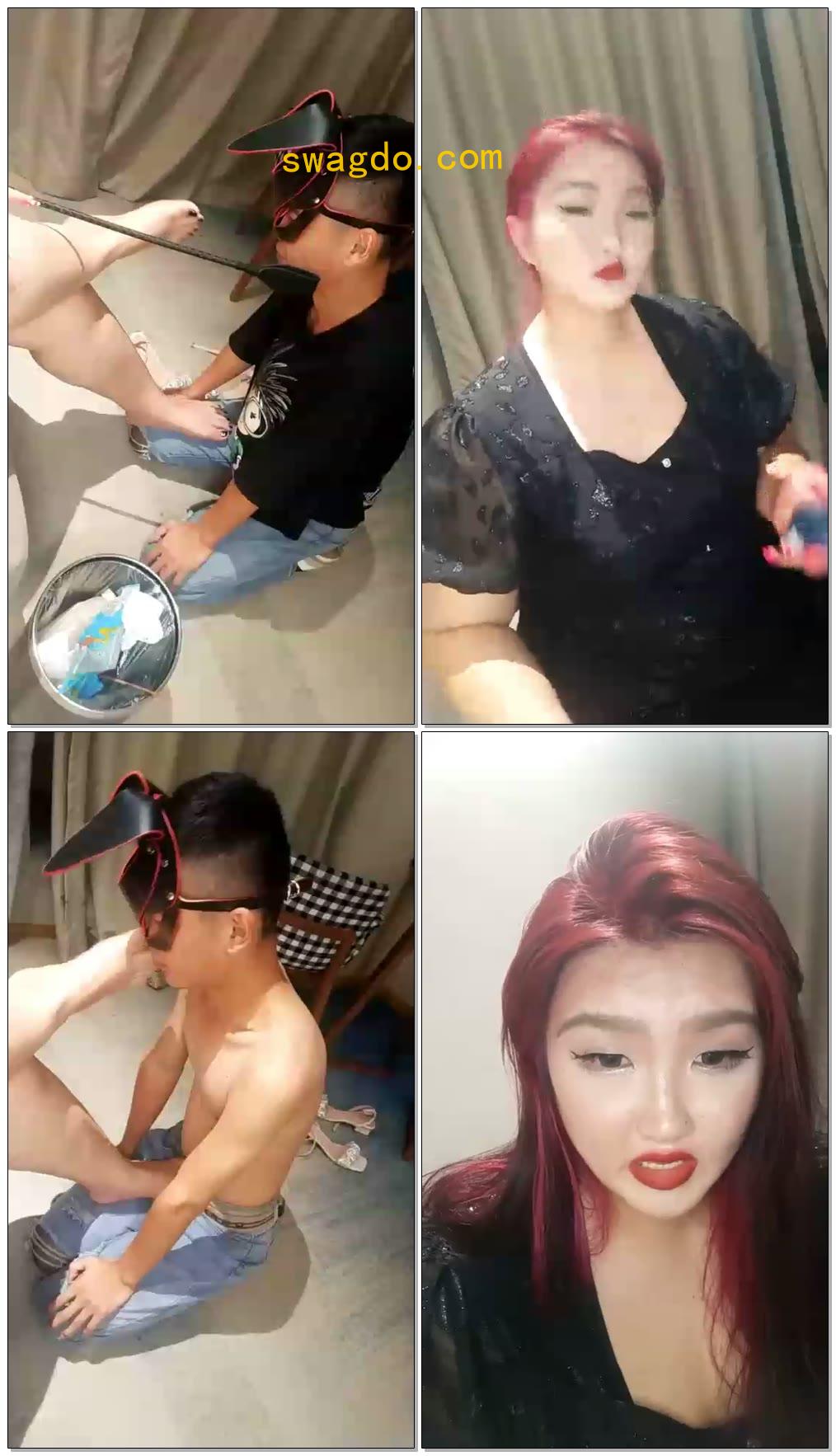 【宝珠姐姐s】恋足耳光踢裆踢JJ【46分钟】