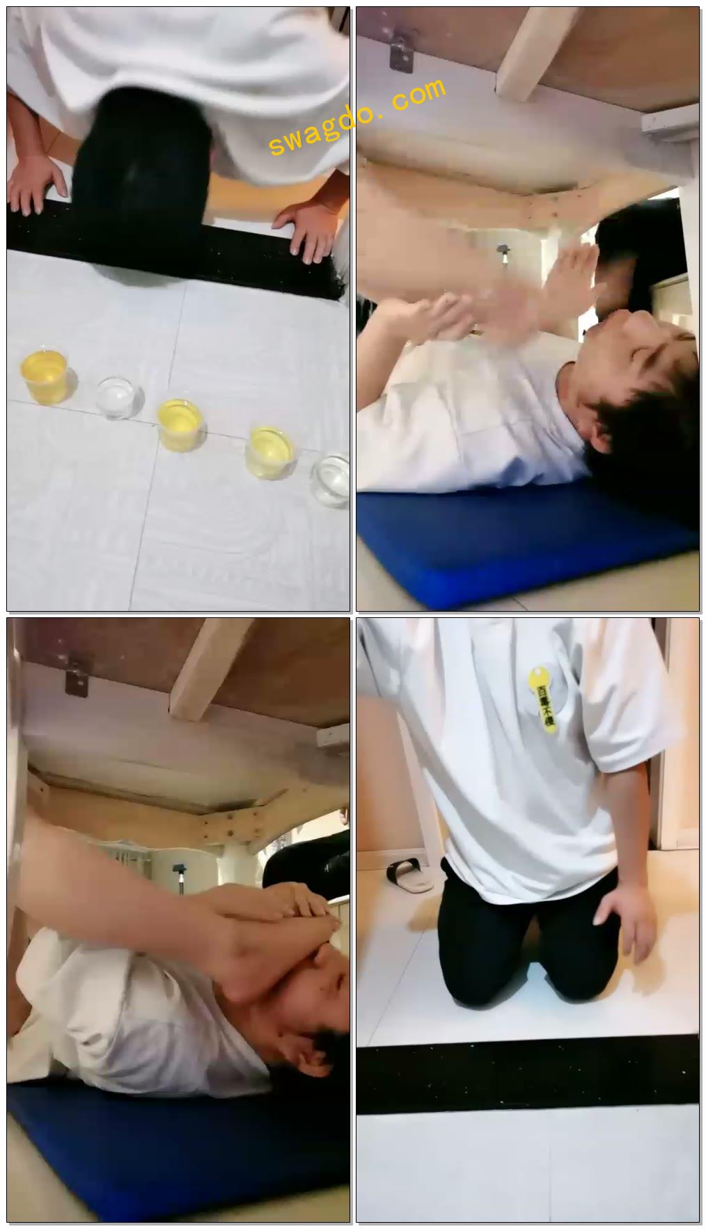 【Michelle傲雪s】饭桌底下贱狗舔脚，深喉脚耳光，圣水【40分钟】