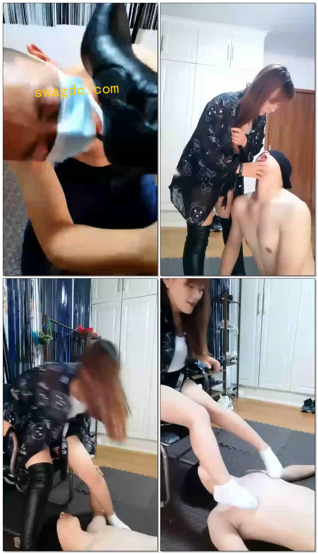 【西安女主冰爷】靴子下的J灵魂【38分钟】