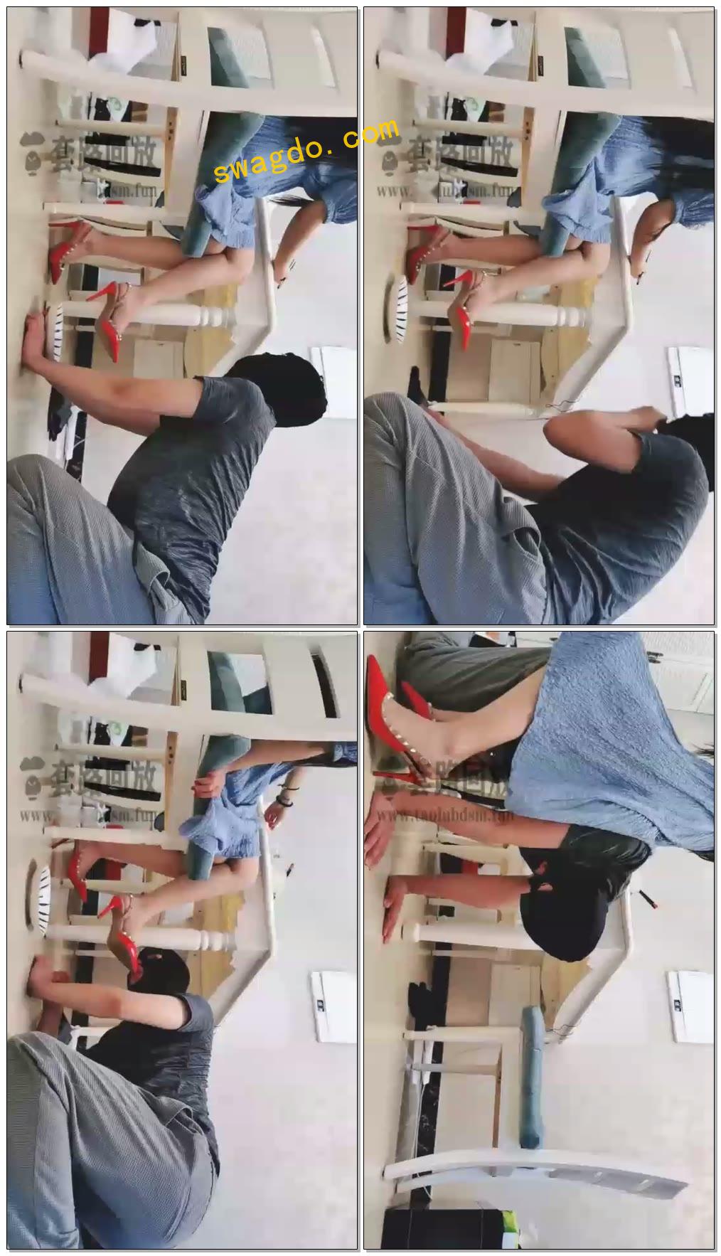 【猫神大人】家务奴伺候吃饭【64分钟】