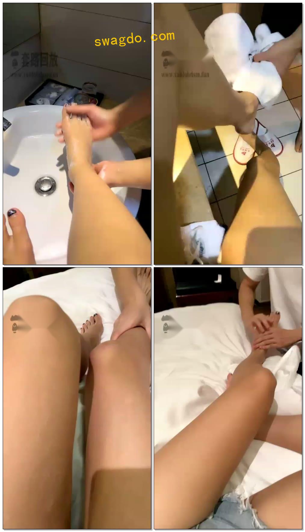 【桃子大大】下贱狗洗脚【10分钟】