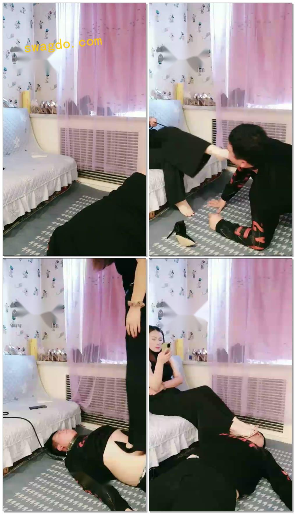 【夜色女s】恋足口水鞭打全体重彩踏【30分钟】