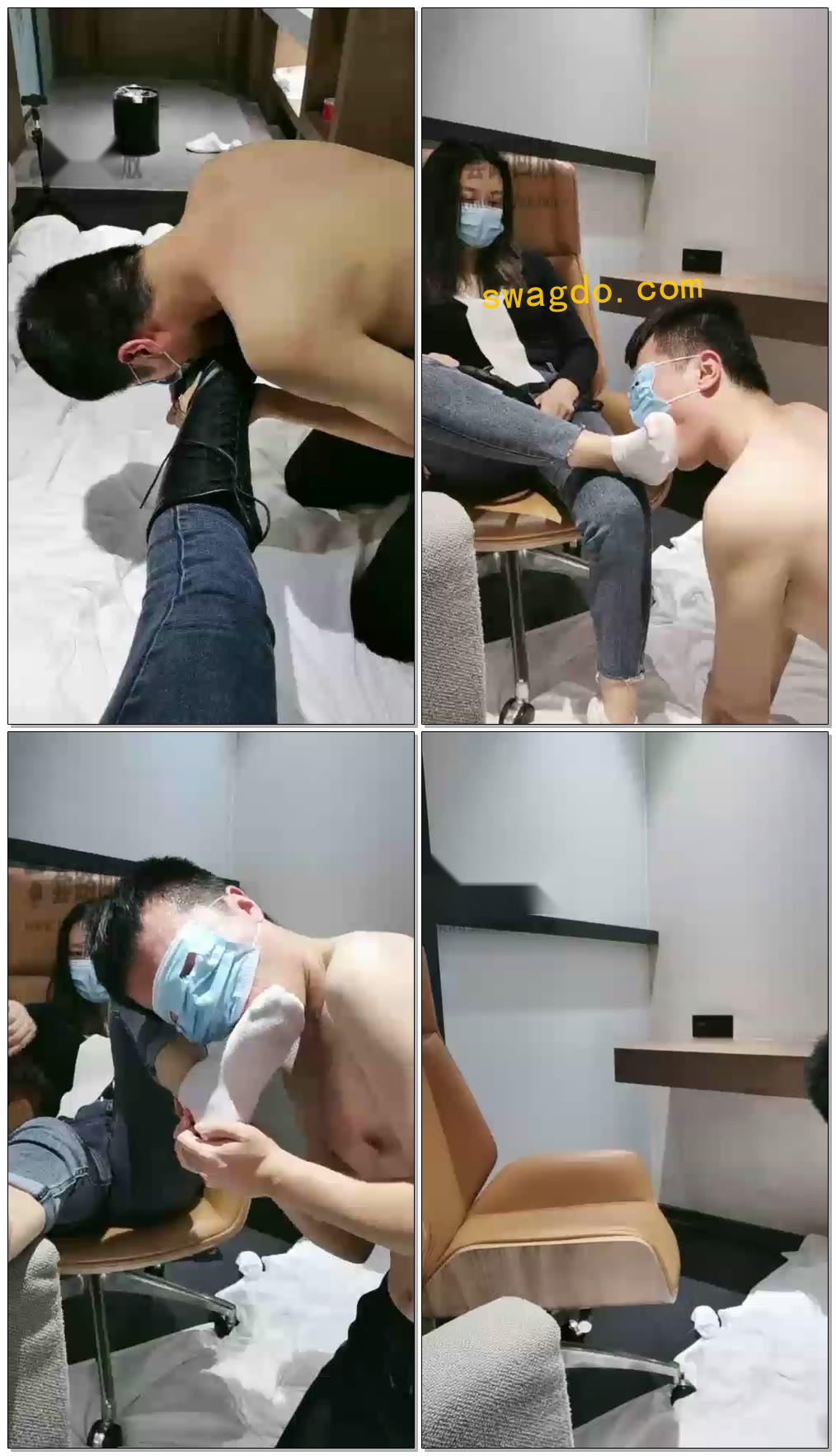 【杳杳小主s】后妈开课，圣水白袜绝配【50分钟】