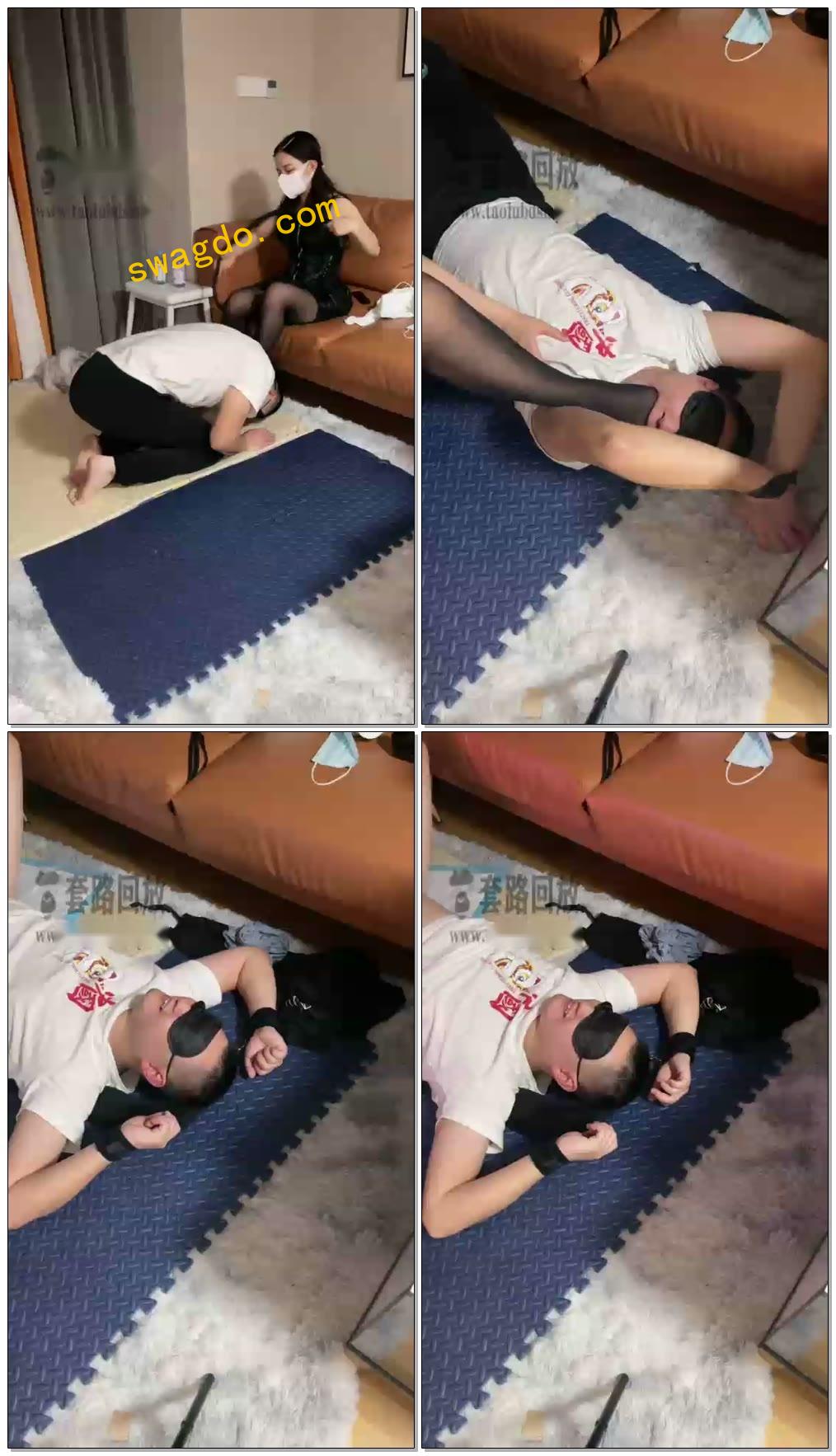 【杭州美芽s】剧情，狗奴的第一次（卡屏黑屏部分为违规内容）【40分钟】