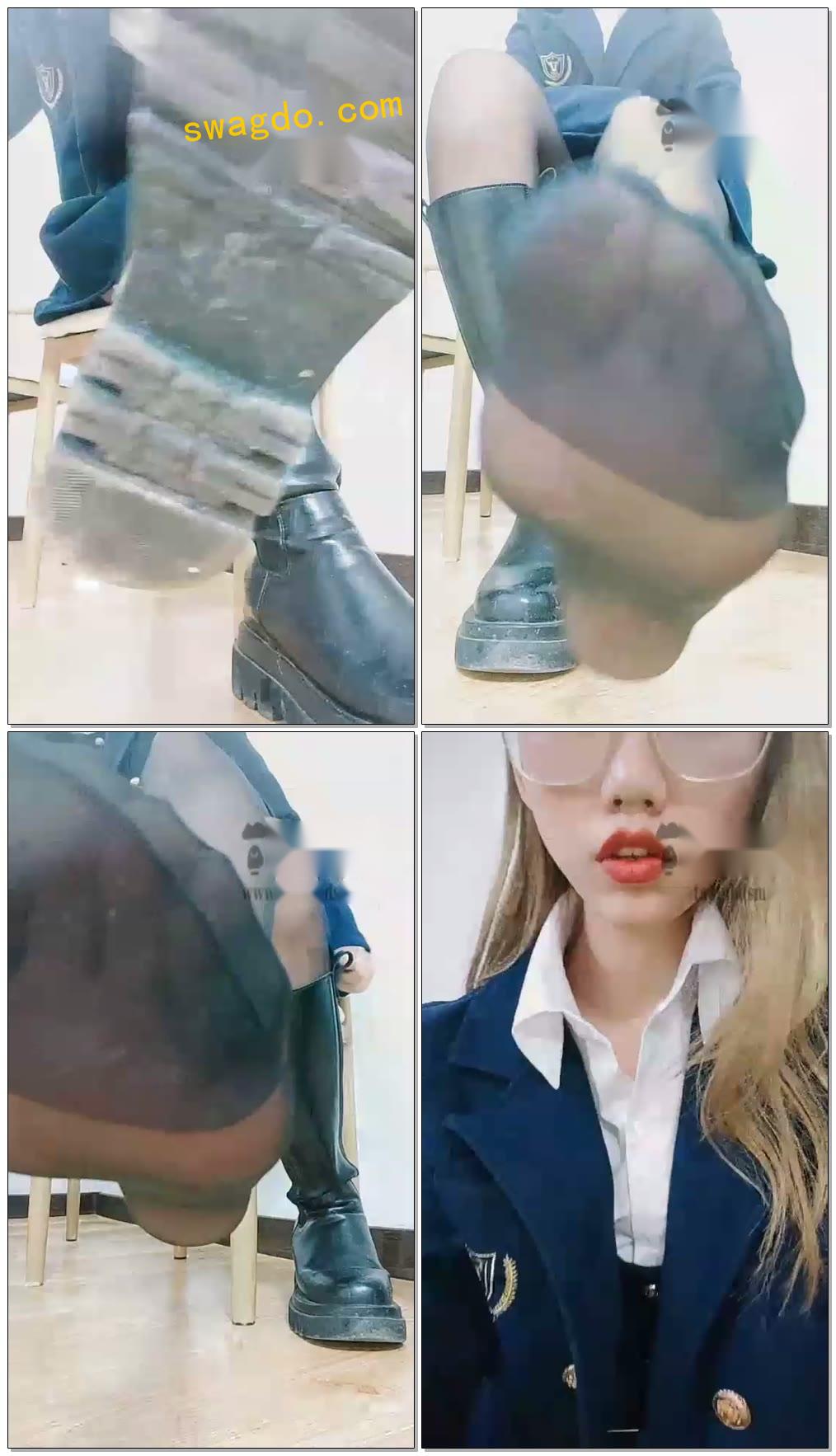 【二宝s】第一视角黑丝长靴下的红绿灯【69分钟】