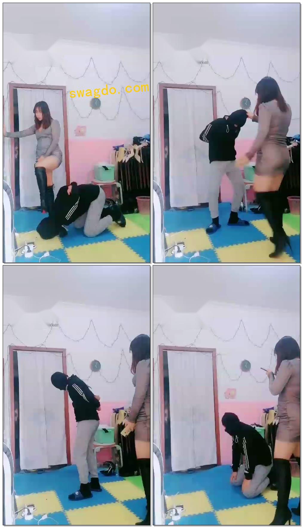 【大连雪主】踢裆踢到尿【40分钟】