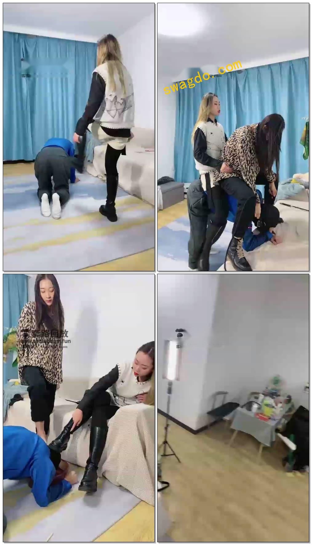 【二宝s】带素人暴虑马奴超超强体力透支强制无休息【67分钟】