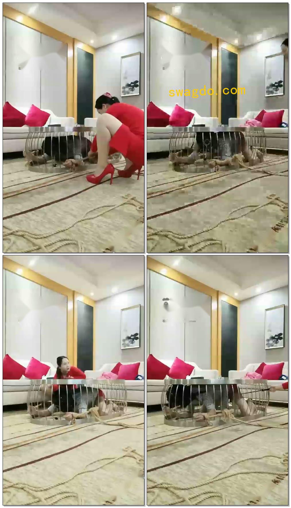 【女绳小花】酒店茶几当道具【14分钟】