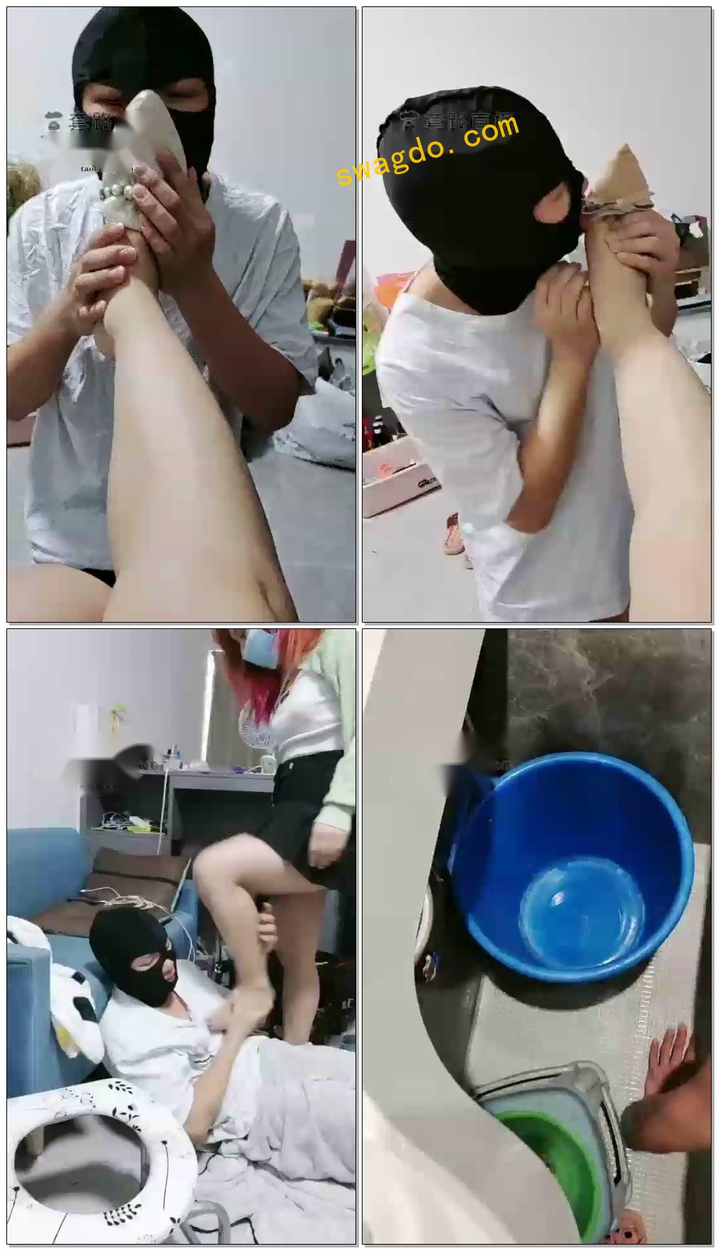 【佛果queen】鞭打畜生添脚刷鞋马桶刷【23分钟】