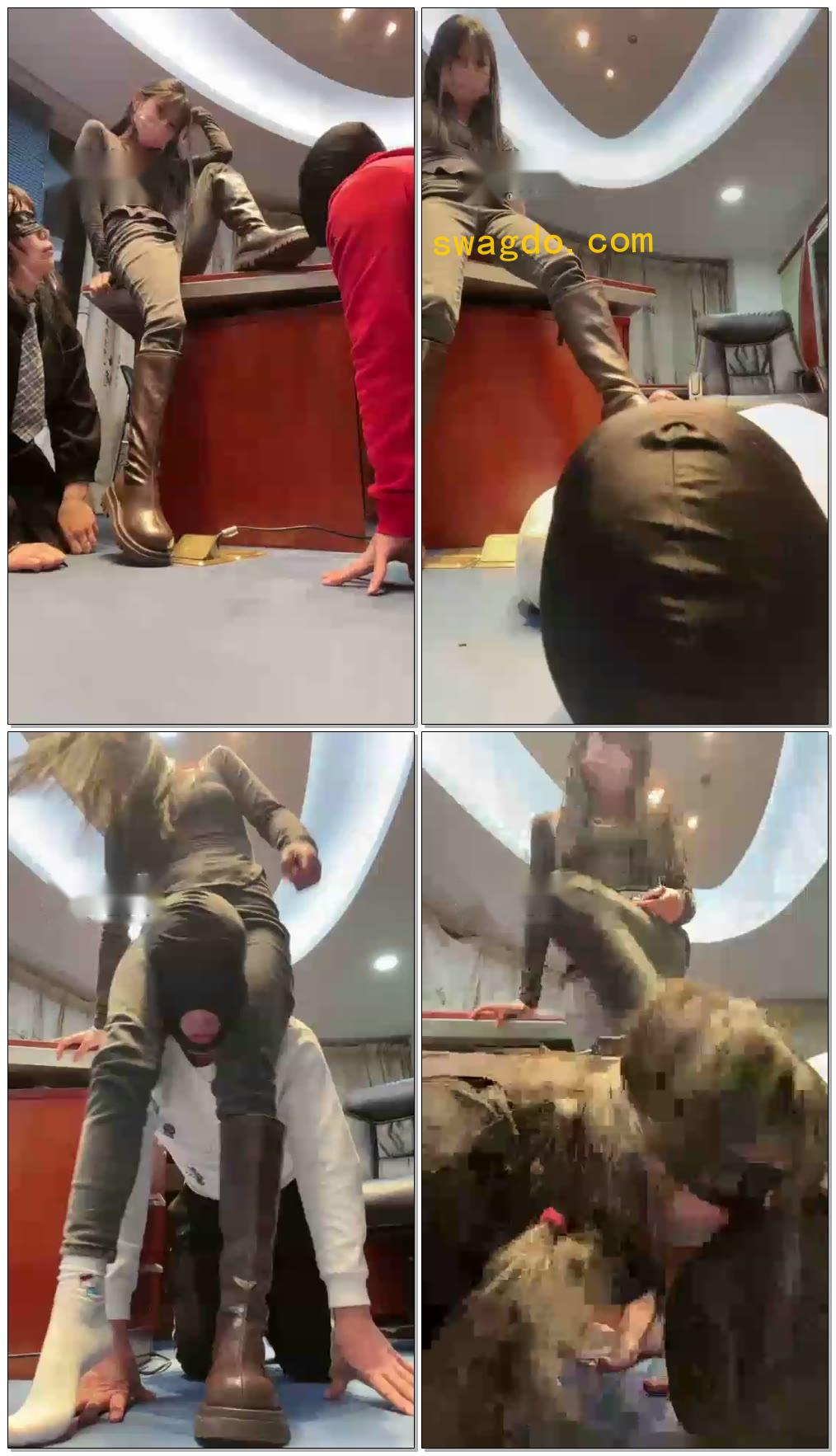 【阿月】在闺蜜老板办公室玩玩【47分钟】