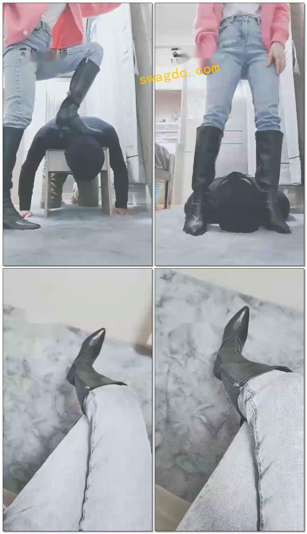 【灵竹】紧身裤调教狗【30分钟】