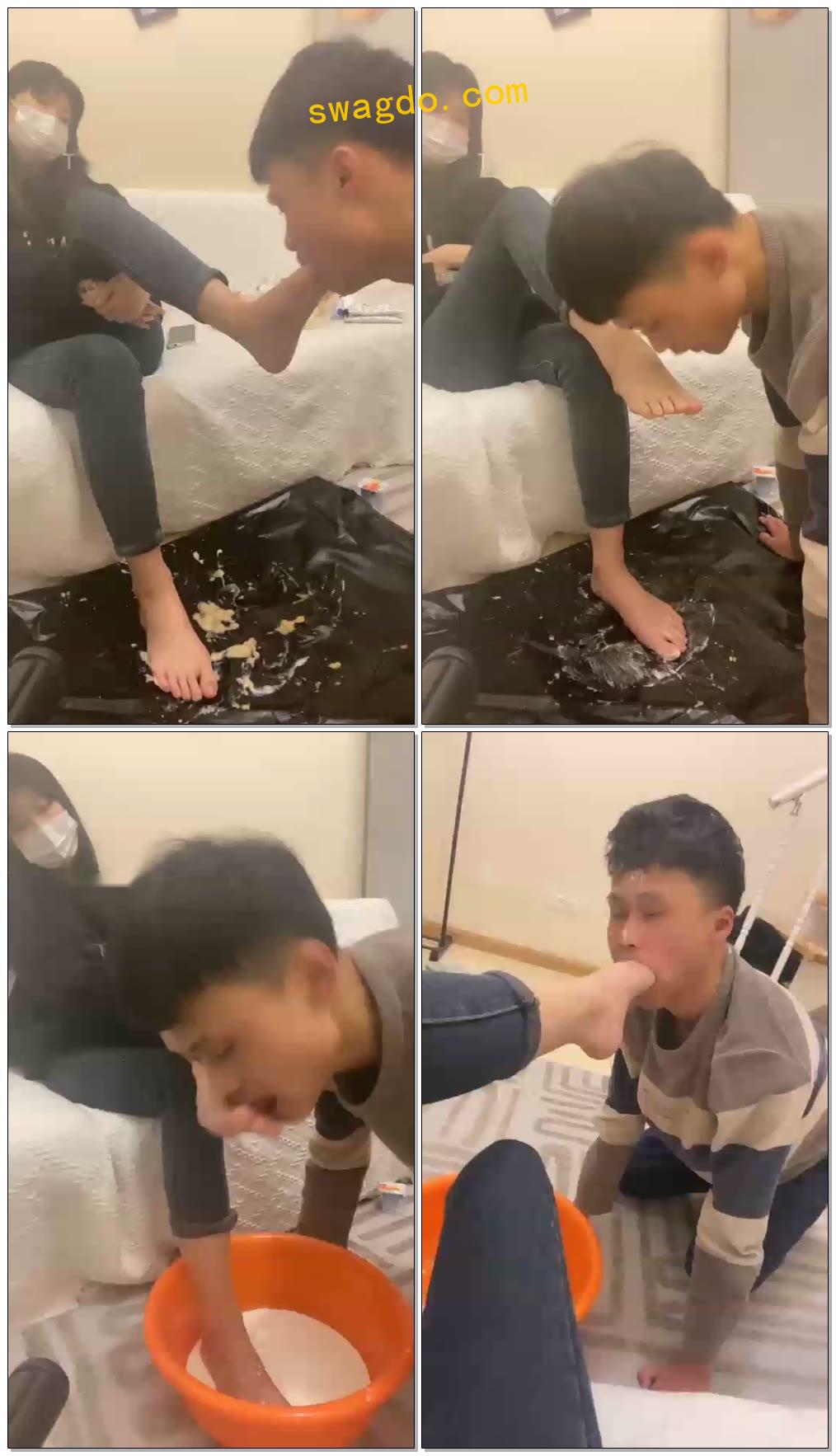 【灵猫s】舔脚恋足jio喂食喝洗脚水【38分钟】