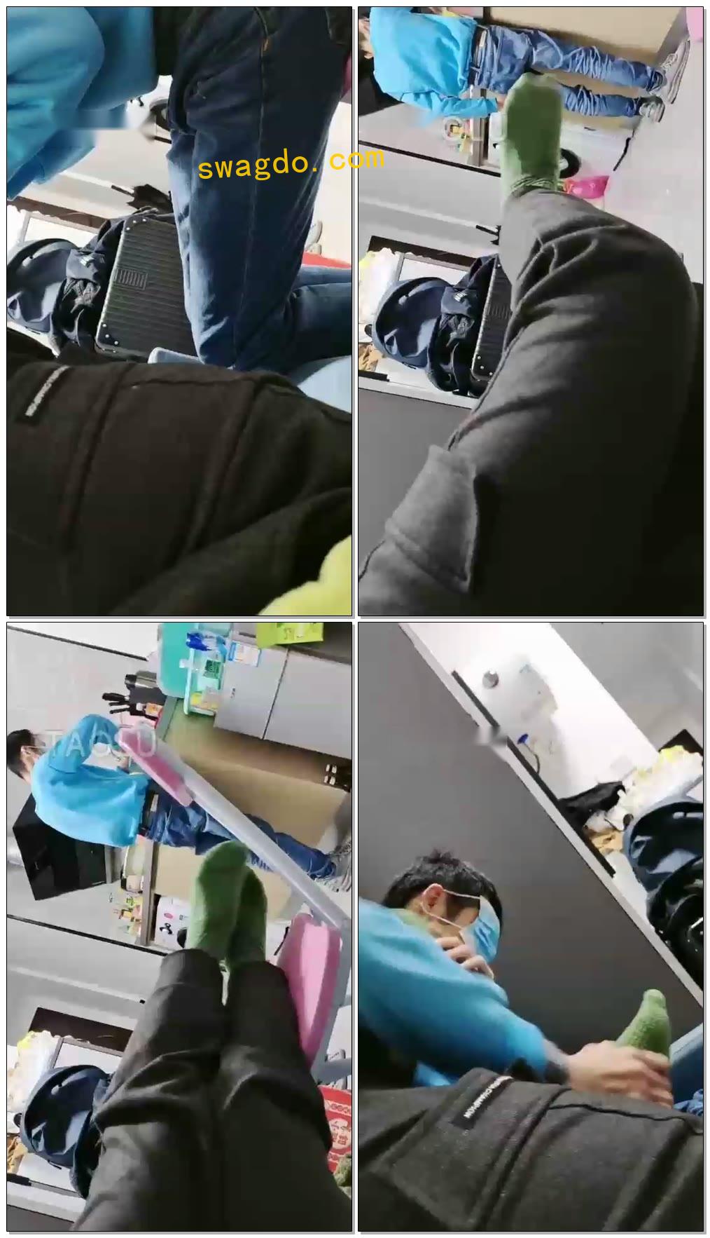 【佛山佛果】调教素人奴添脚棉袜【38分钟】