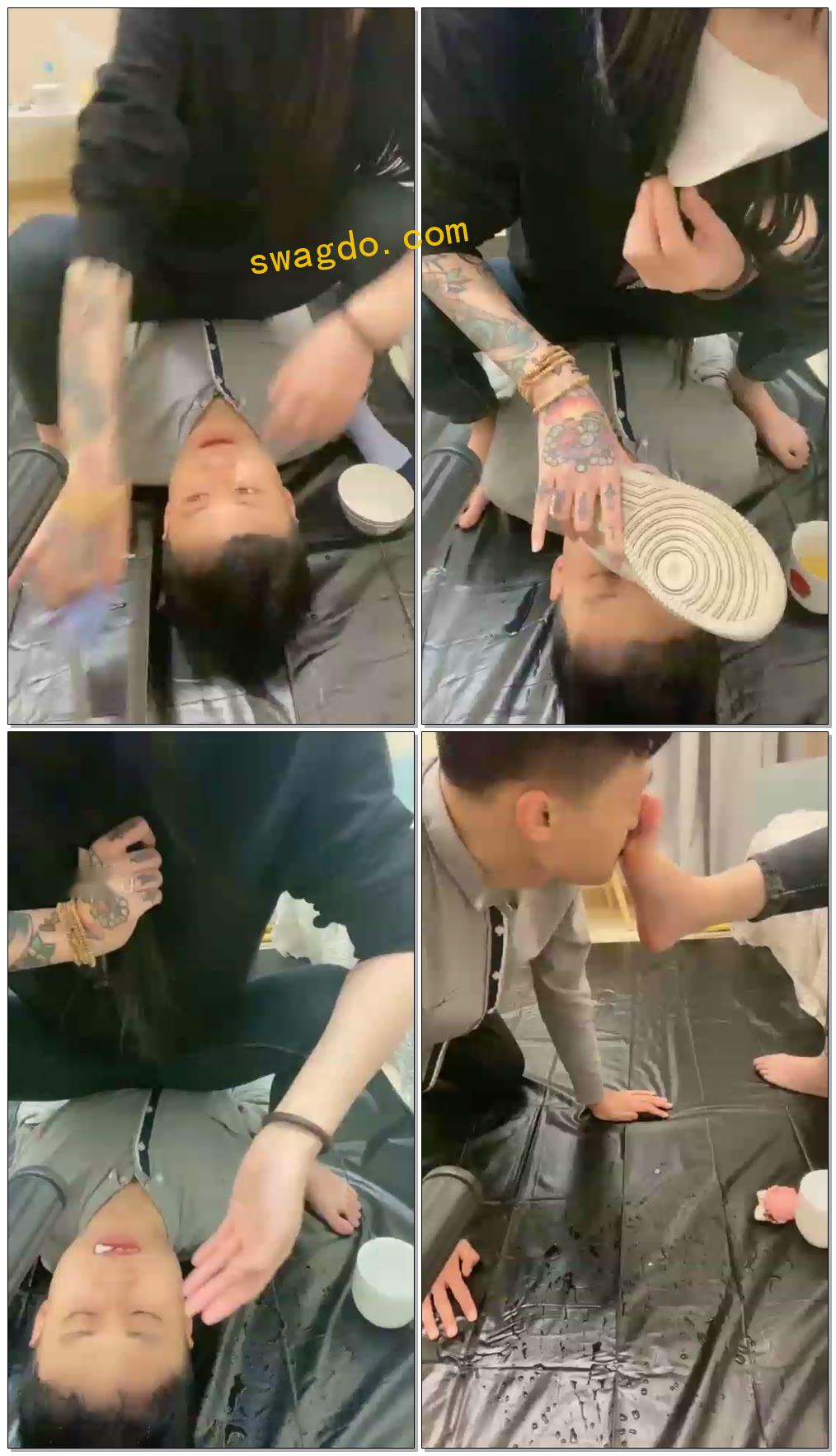 【灵猫s】常规向让狗狗嘴洗袜子圣水嘴洗袜子【28分钟】