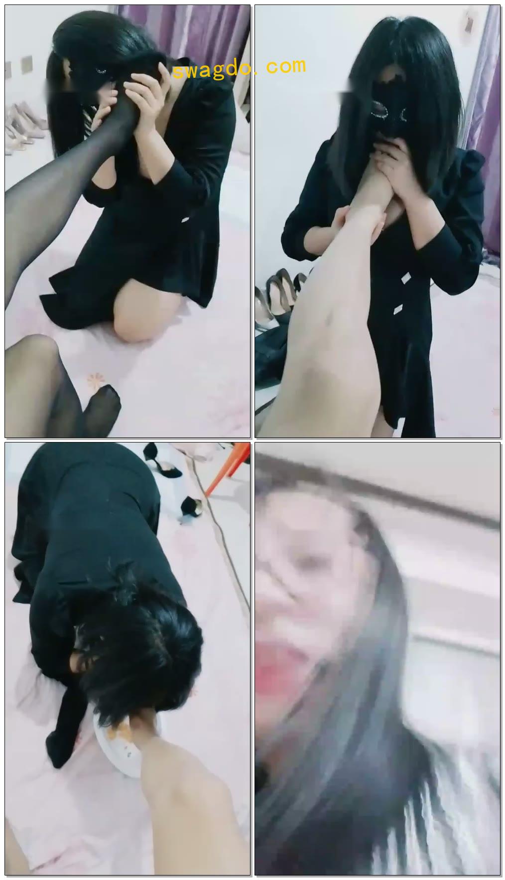 【上官旖施】母狗进食【15分钟】