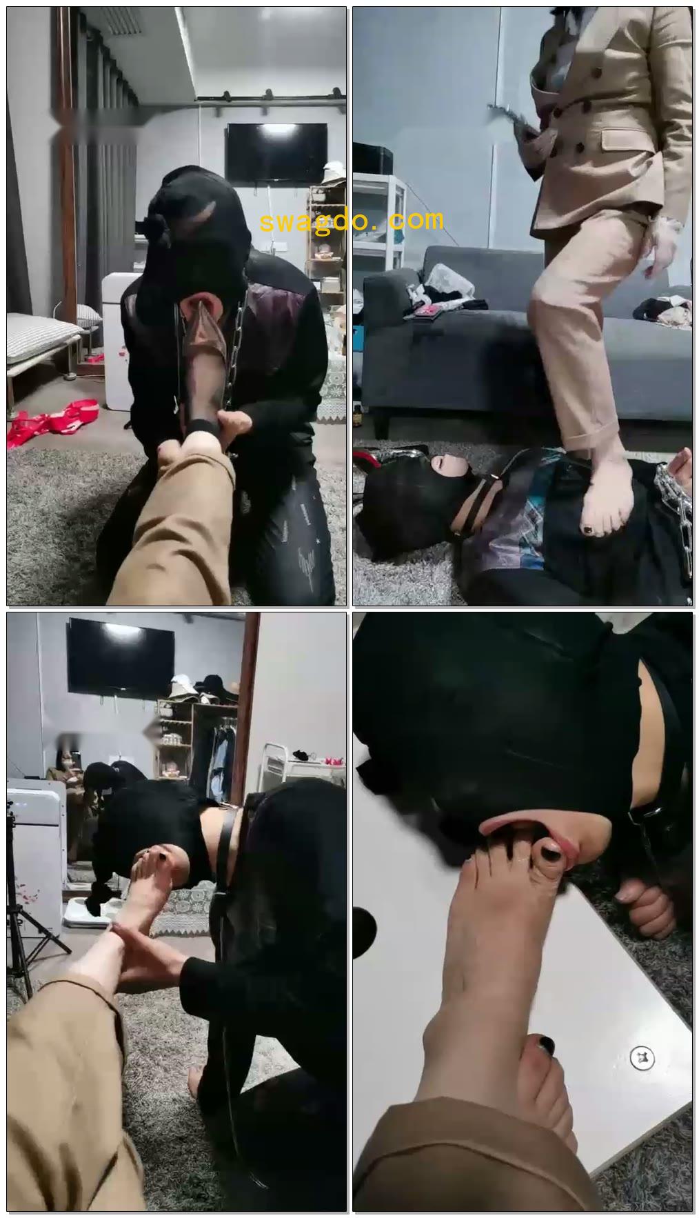 【西安乐姐s】圈养奴训养调教【64分钟】