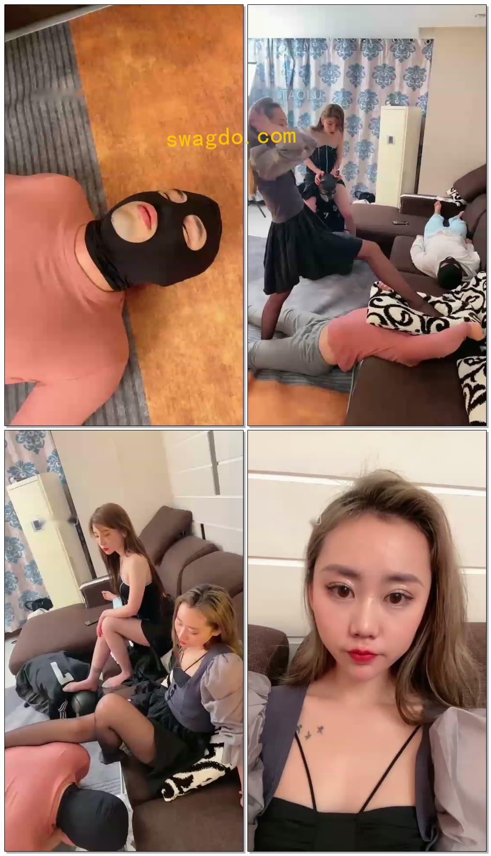 【二宝s&领主老大】两个女人的家奴炼狱和生活的解密【63分钟】