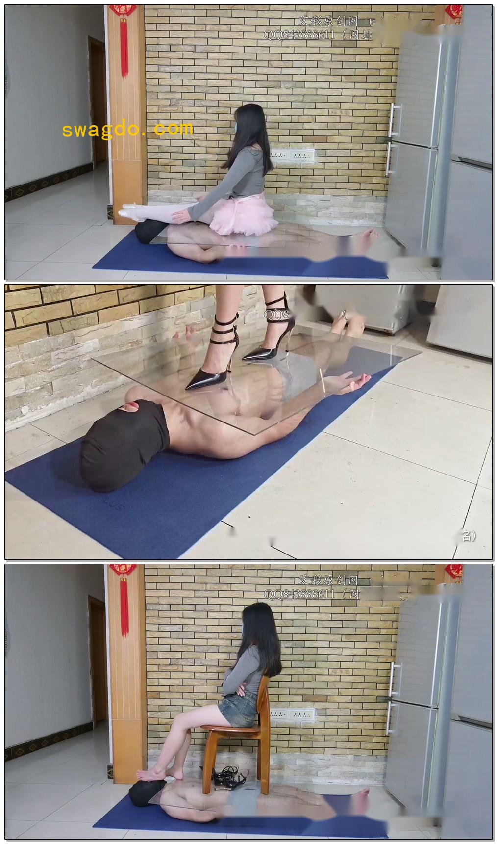 【舞蹈女神】穿多双鞋在人肉舞毯上尽情跳舞【61分钟】