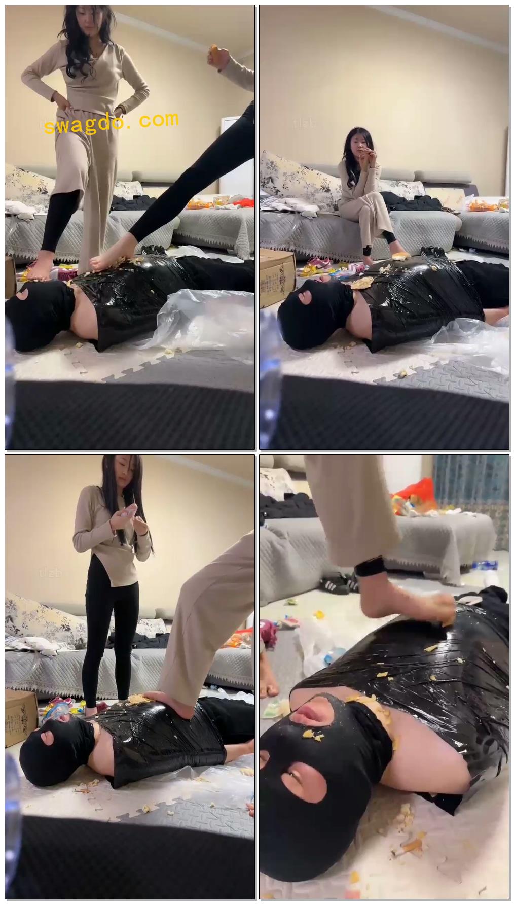 【精神小妹】脚踩喂食【25分钟】