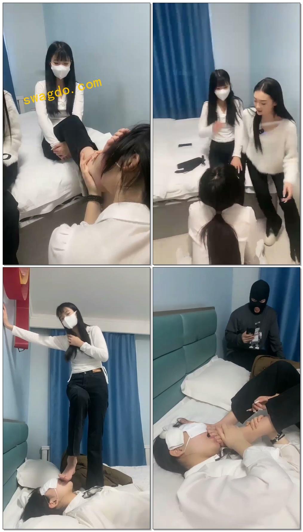 【精神小妹和小惠】携手调教女奴【32分钟】