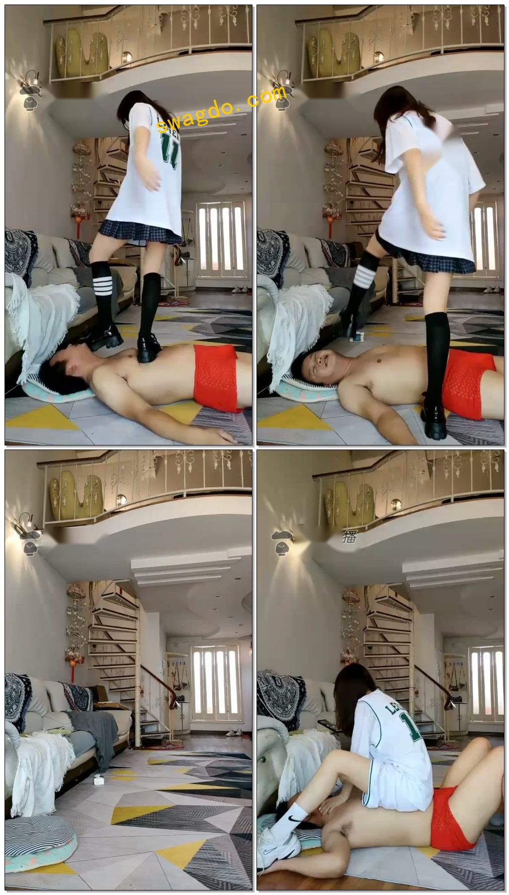 【丫丫啊】运动风女神各种全体重踩踏【51分钟】