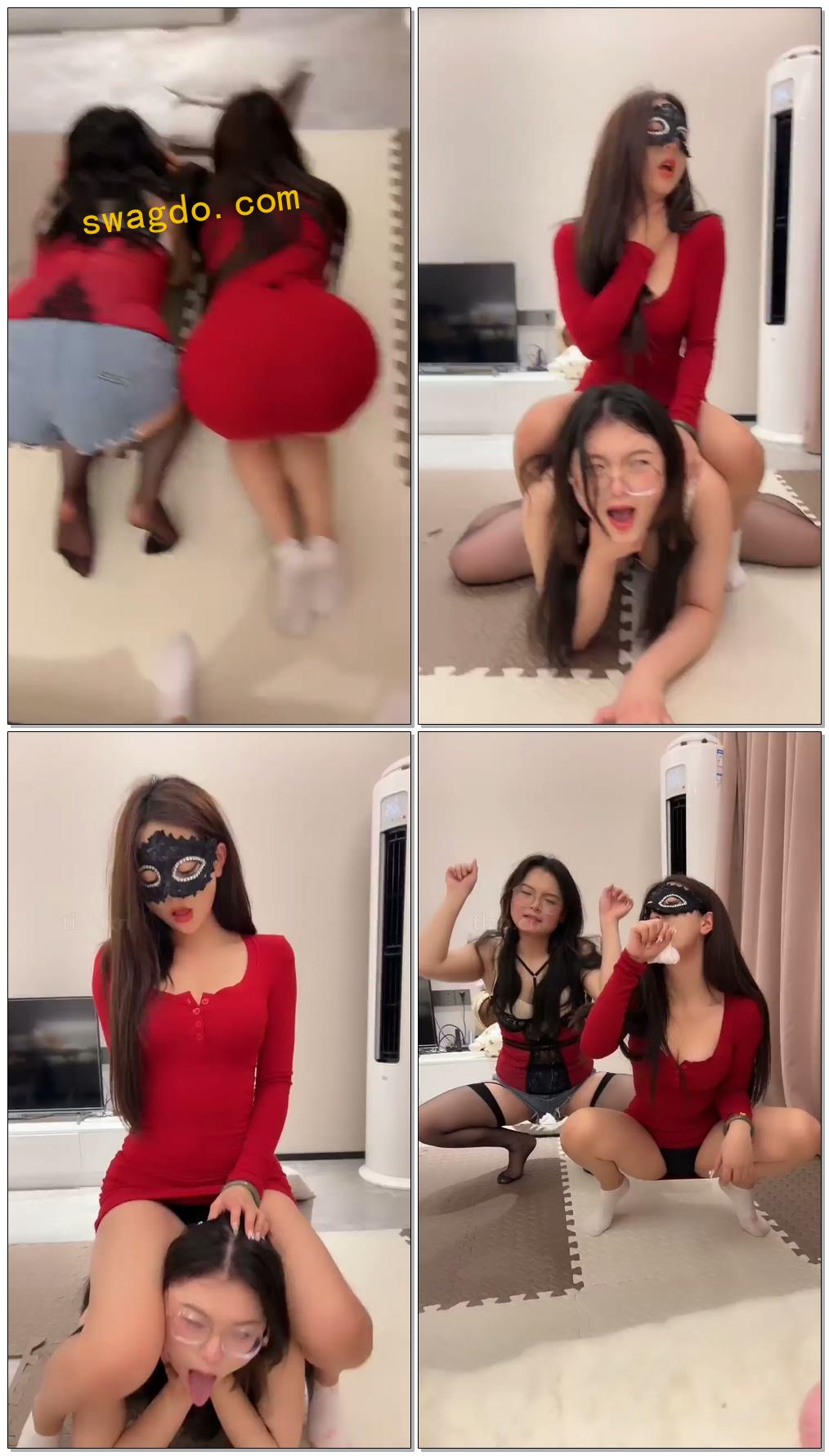 【橙宝】双母场舌吻震颤【32分钟】