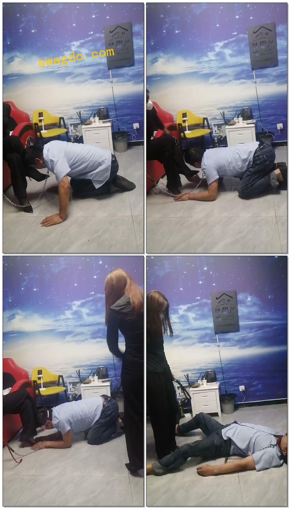 【天韵女皇】双s现场调教贱狗【73分钟】