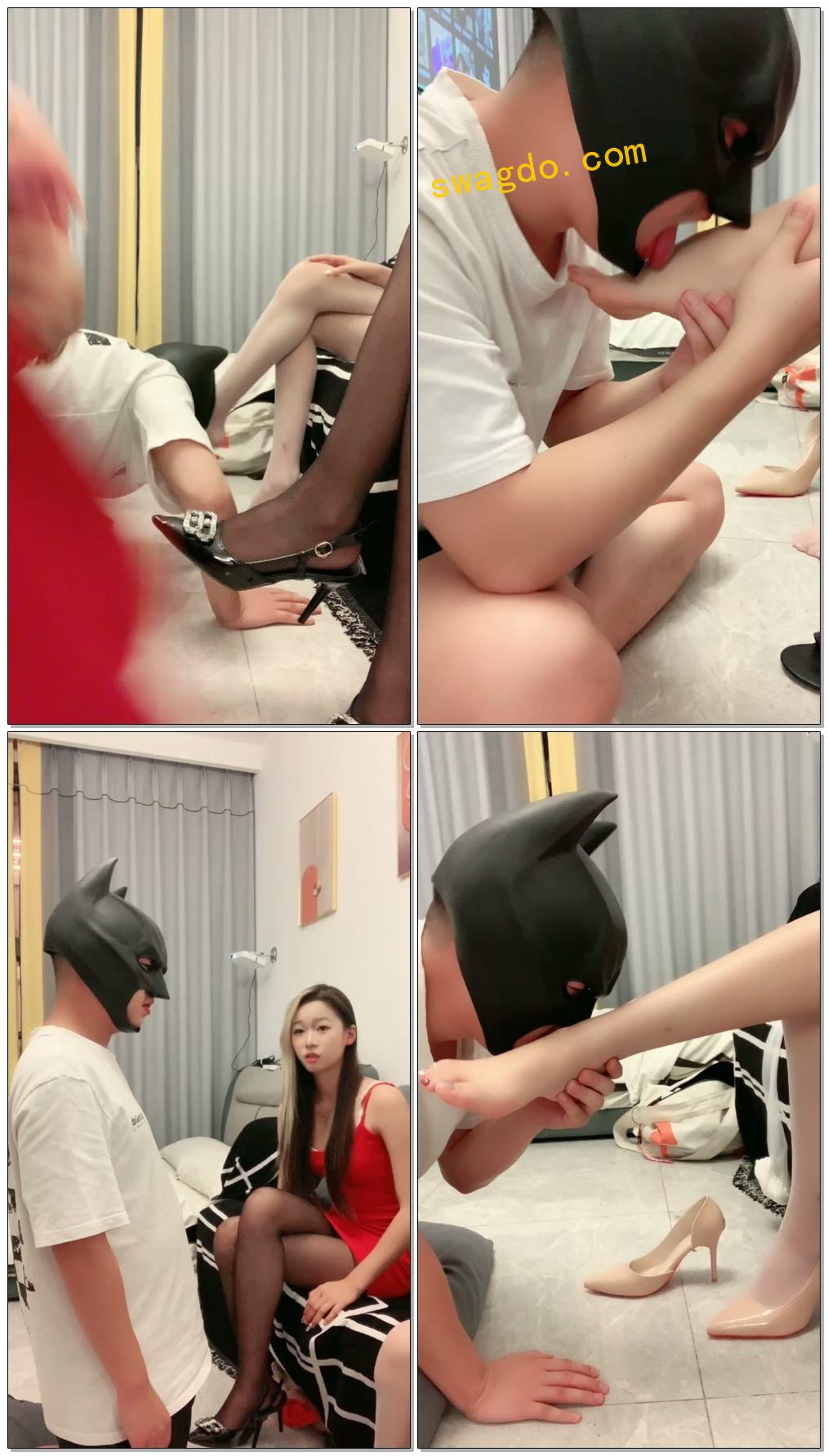 【珂儿小主】多主玩狗特写镜头【60分钟】