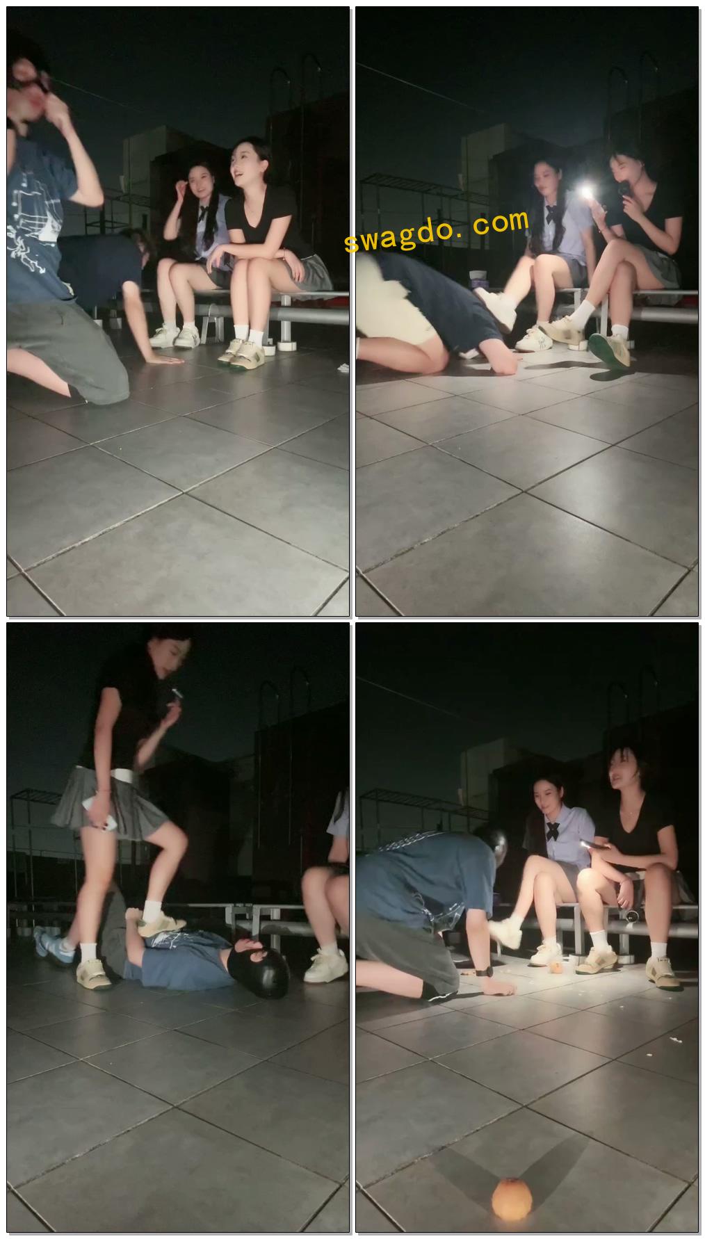 【腓腓S】双女主天台玩狗【36分钟】